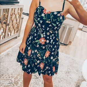 Floral tank dress